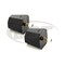 Energy Suspension 2 x 875 Outside Diameter 2 Long Black Polyurethane Set Of 2 9.9136R - alternate 2